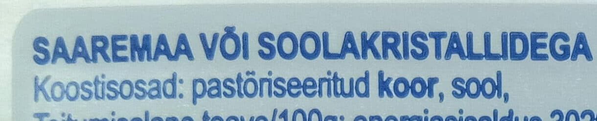 MO Saaremaa Saaremaa või soolakristallidega packshot