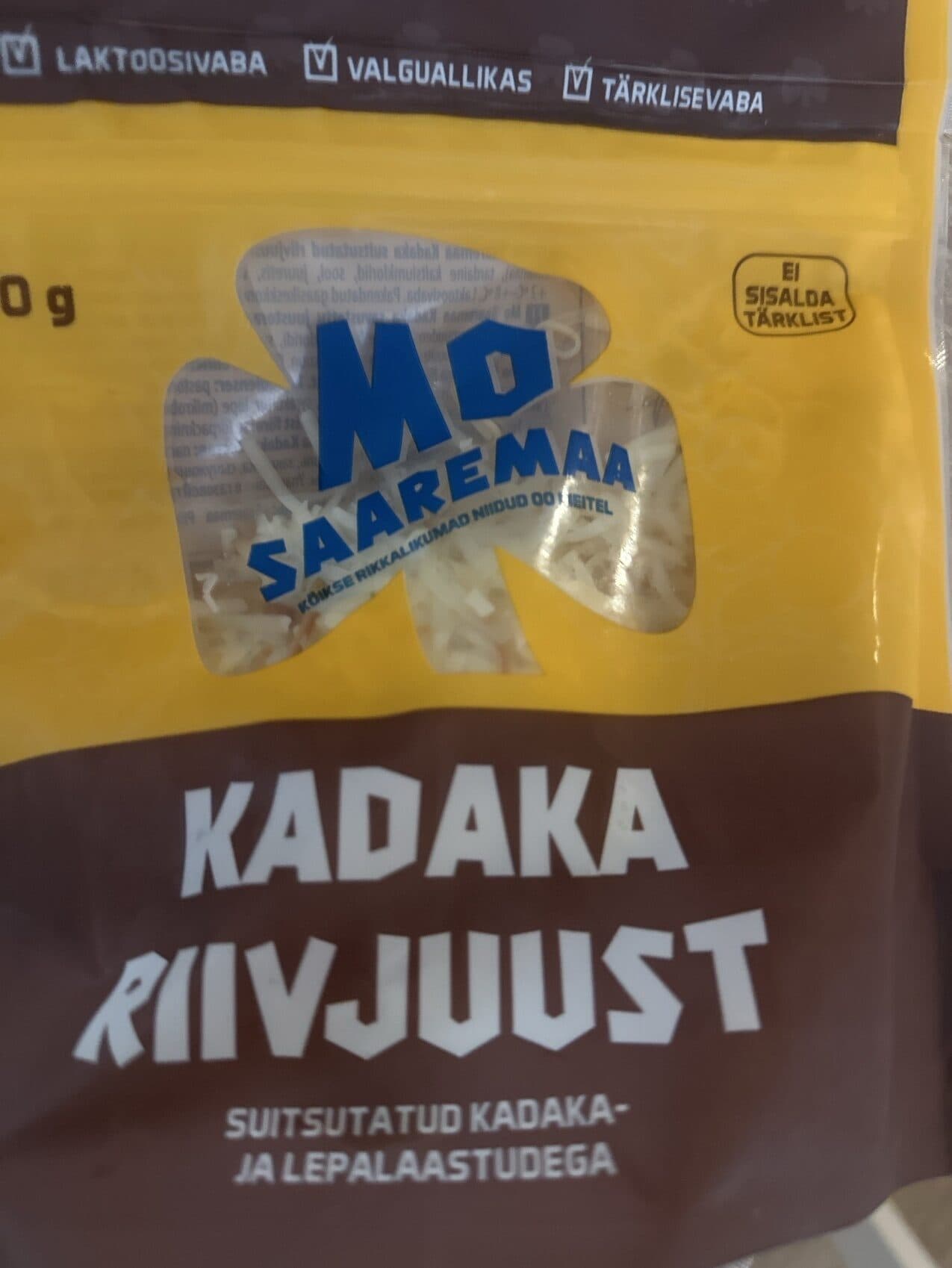 Mo Saaremaa Kadaka Riivjuust (fromage râpé fumé) packshot