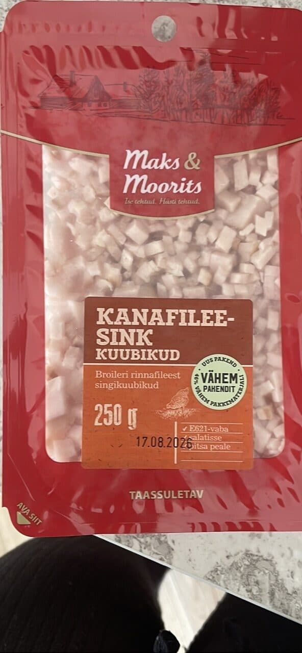 Maks & Moorits Kanafilee Sink Kuubikud packshot