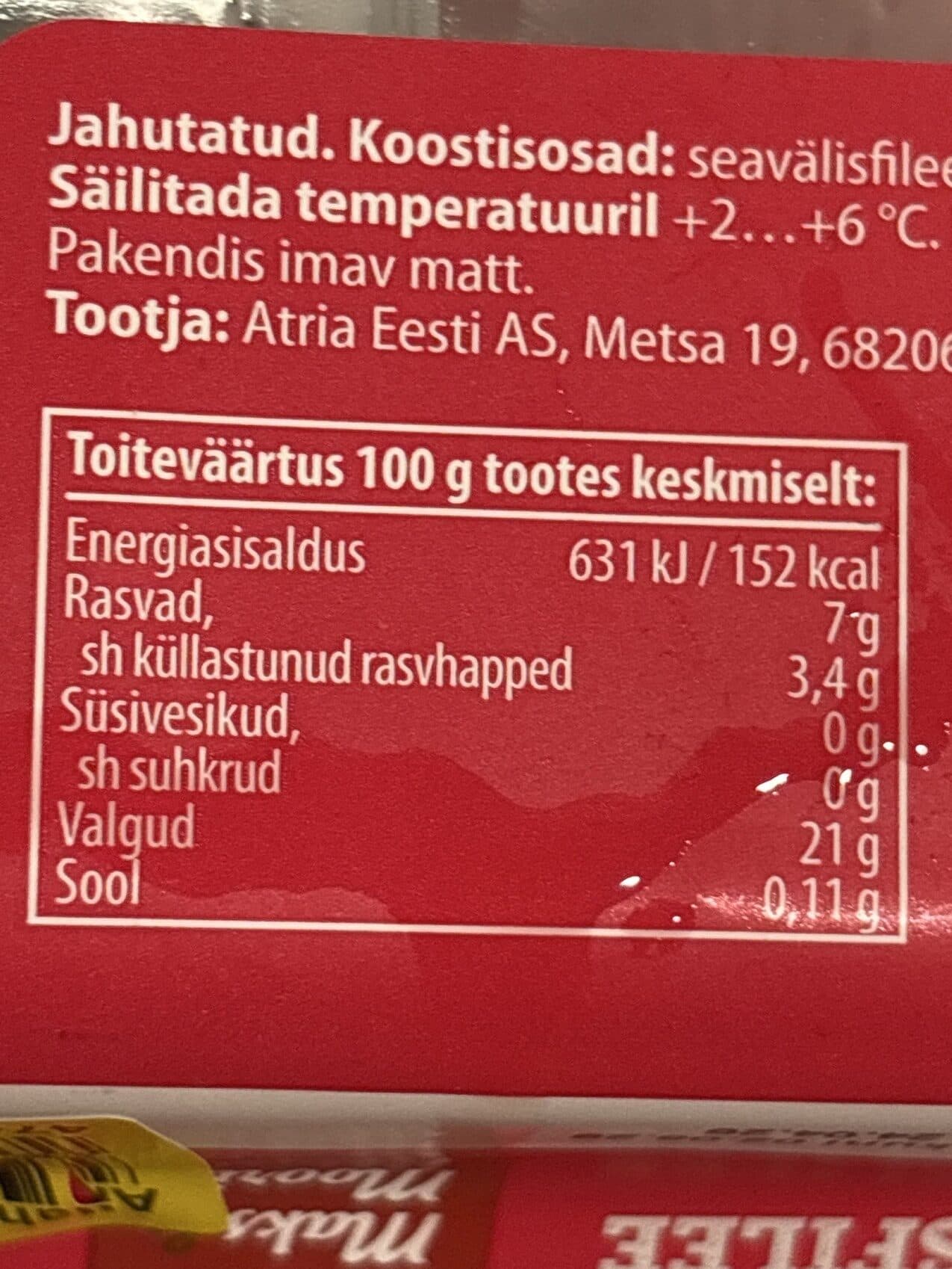 Maks & Moorits Seavälisfilee kuubikud packshot