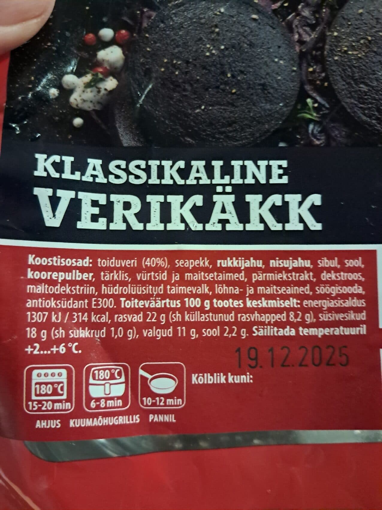 Maks & Moorits Klassikalne verikäkk packshot