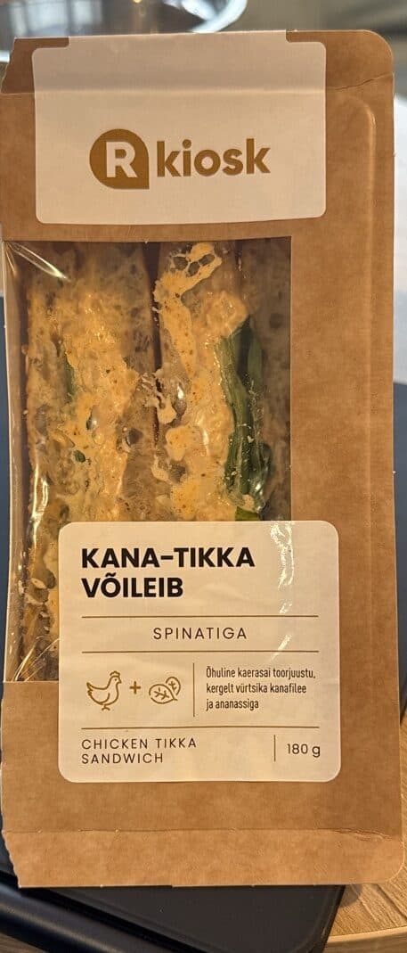 Võileib Kana-tikka packshot