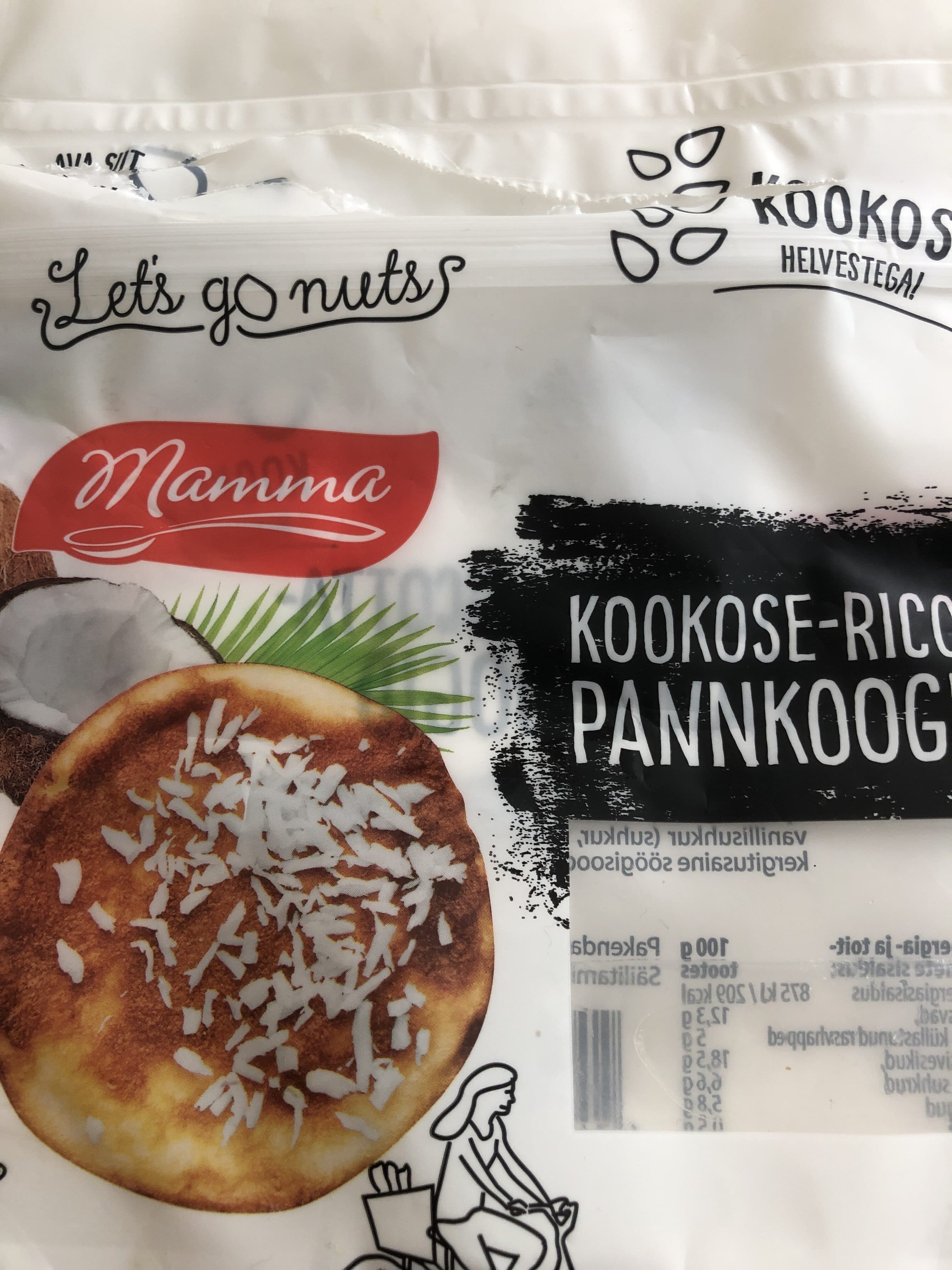 Mamma Kookose ricotta pannkoogid packshot
