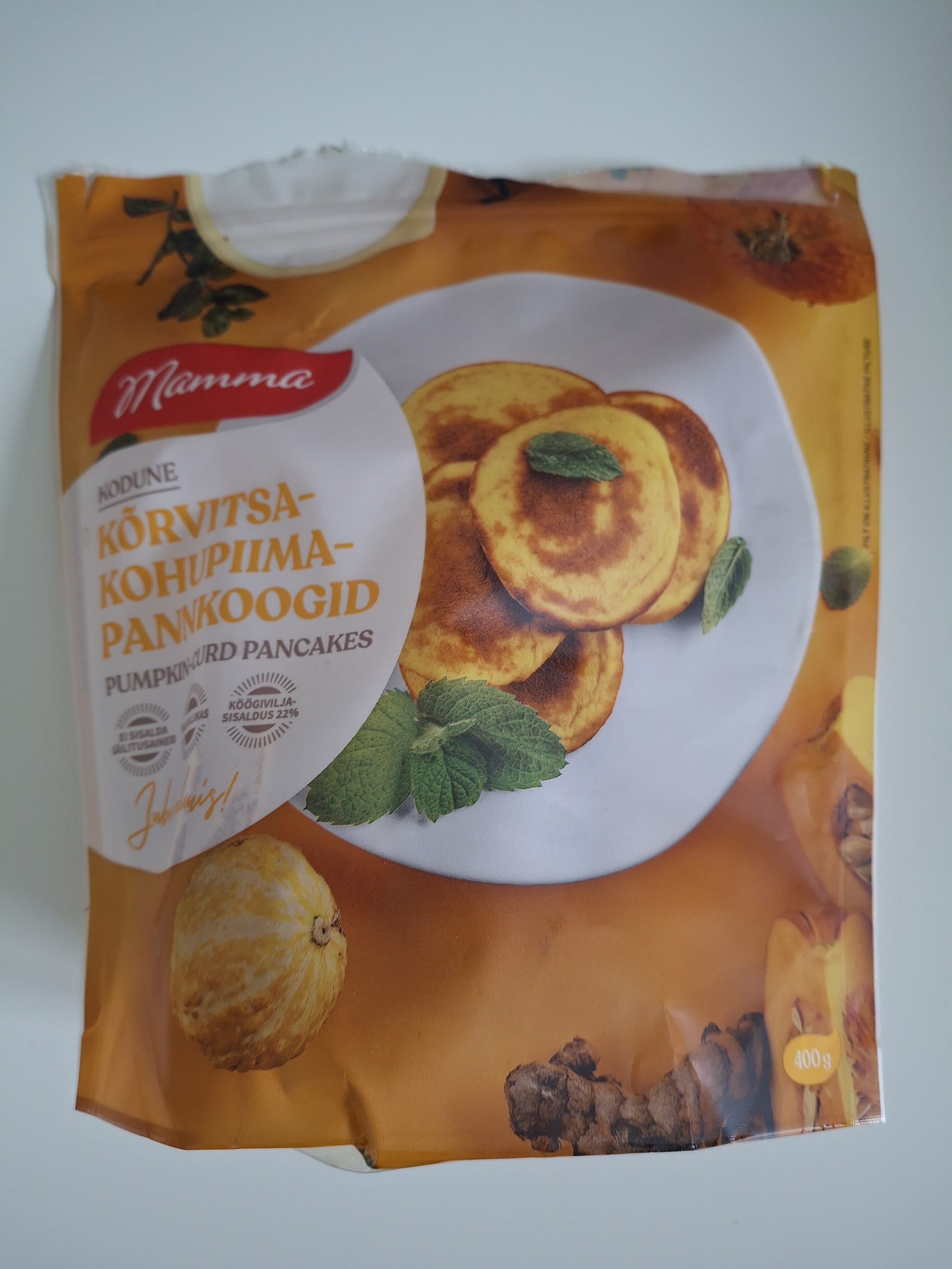 Mamma Pumpkin-curd pancakes packshot