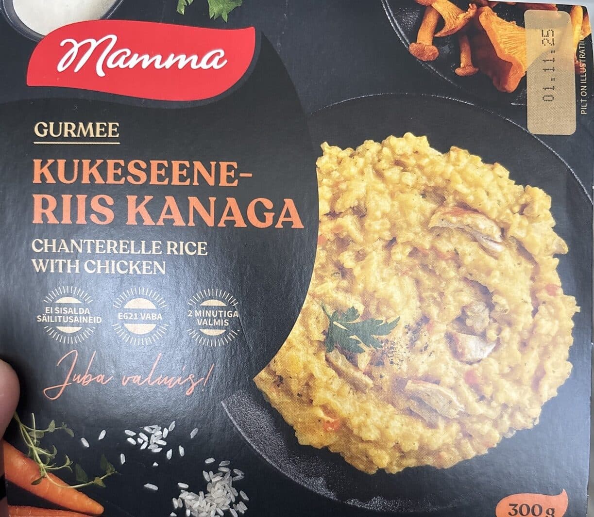 Mamma Chantarelle Rice With Chicken packshot