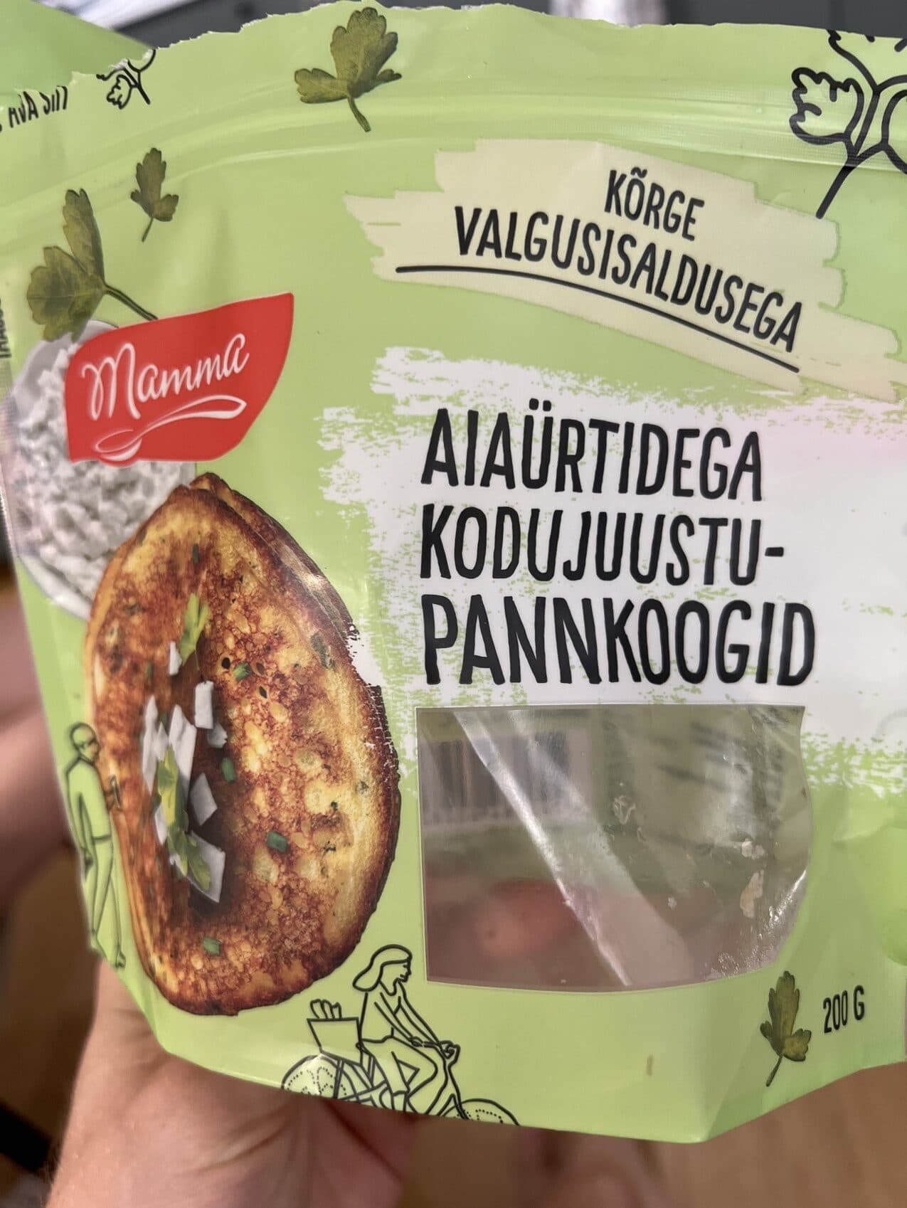 Mamma Aiaürtidega Kodujuustupannkoogid packshot
