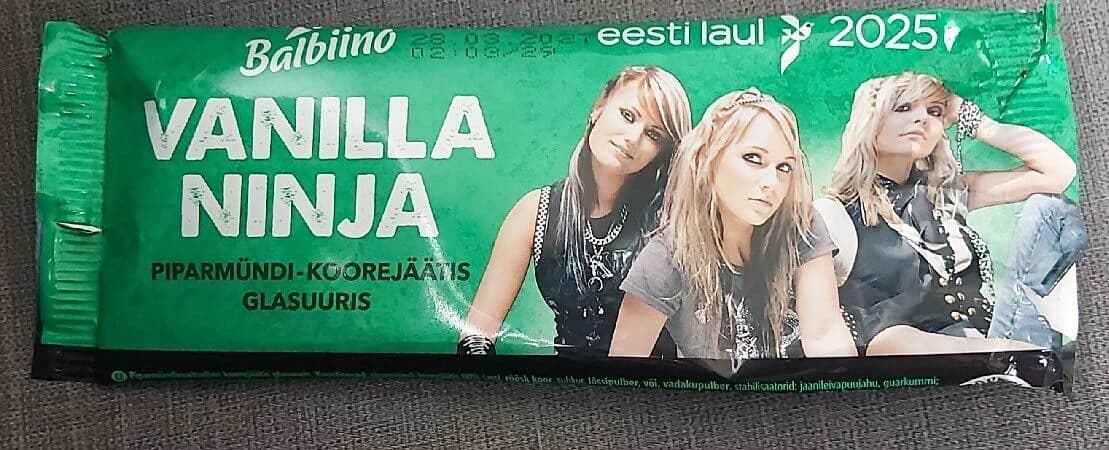 Balbiino Vanilla Ninja Piparmündi-koorejäätis Glasuuris packshot