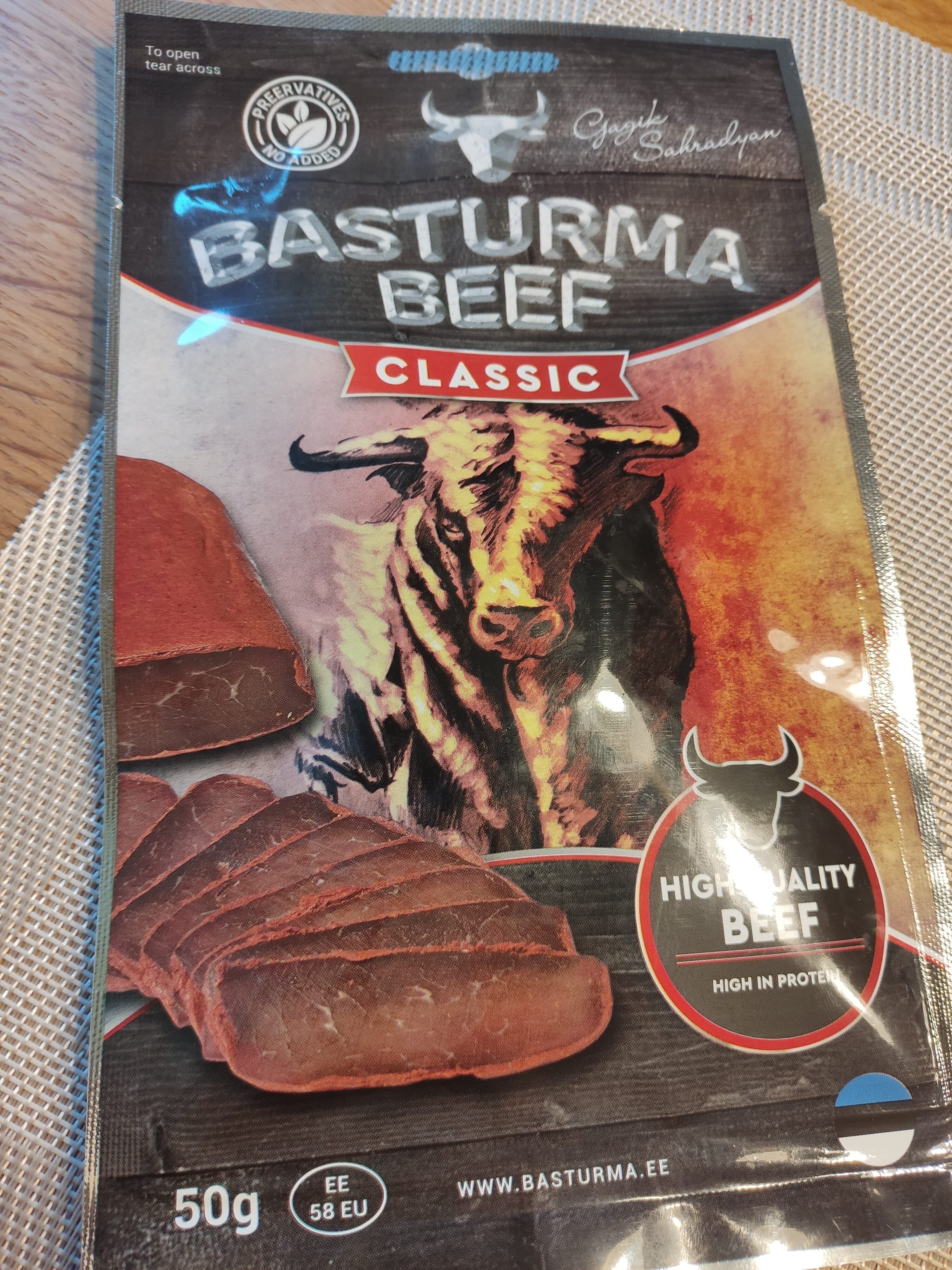 Basturma Classic Beef packshot