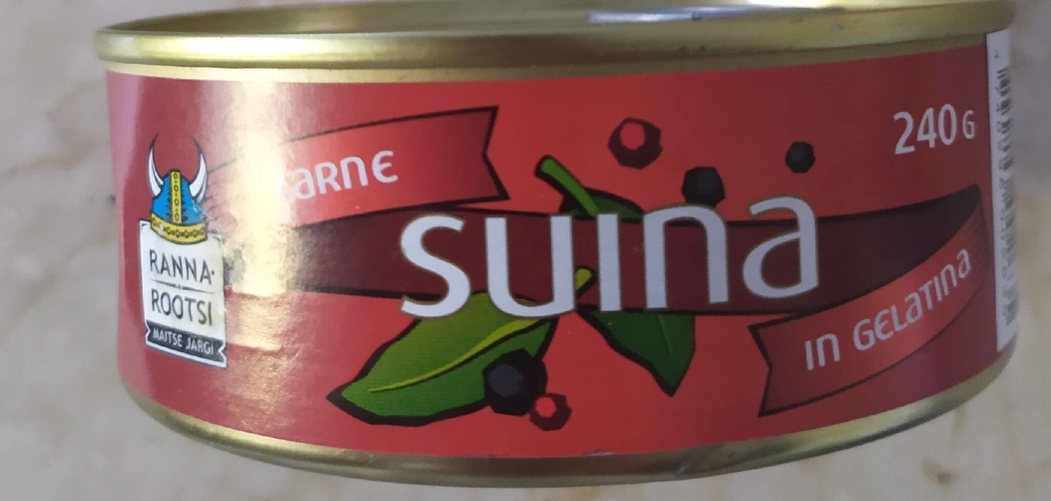 Carne suina in gelatina packshot