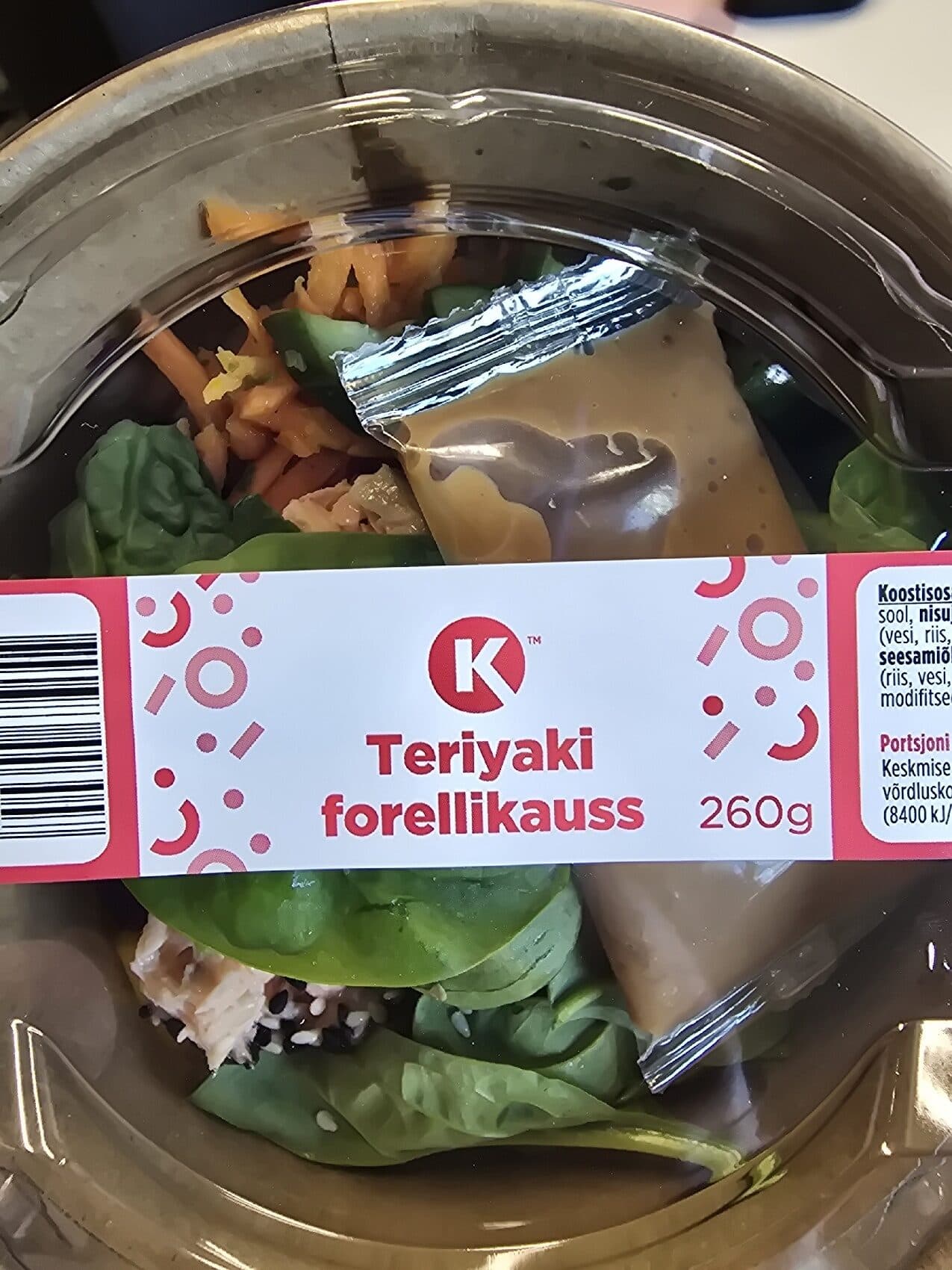 Circkle K Teriyaki Forellikauss packshot