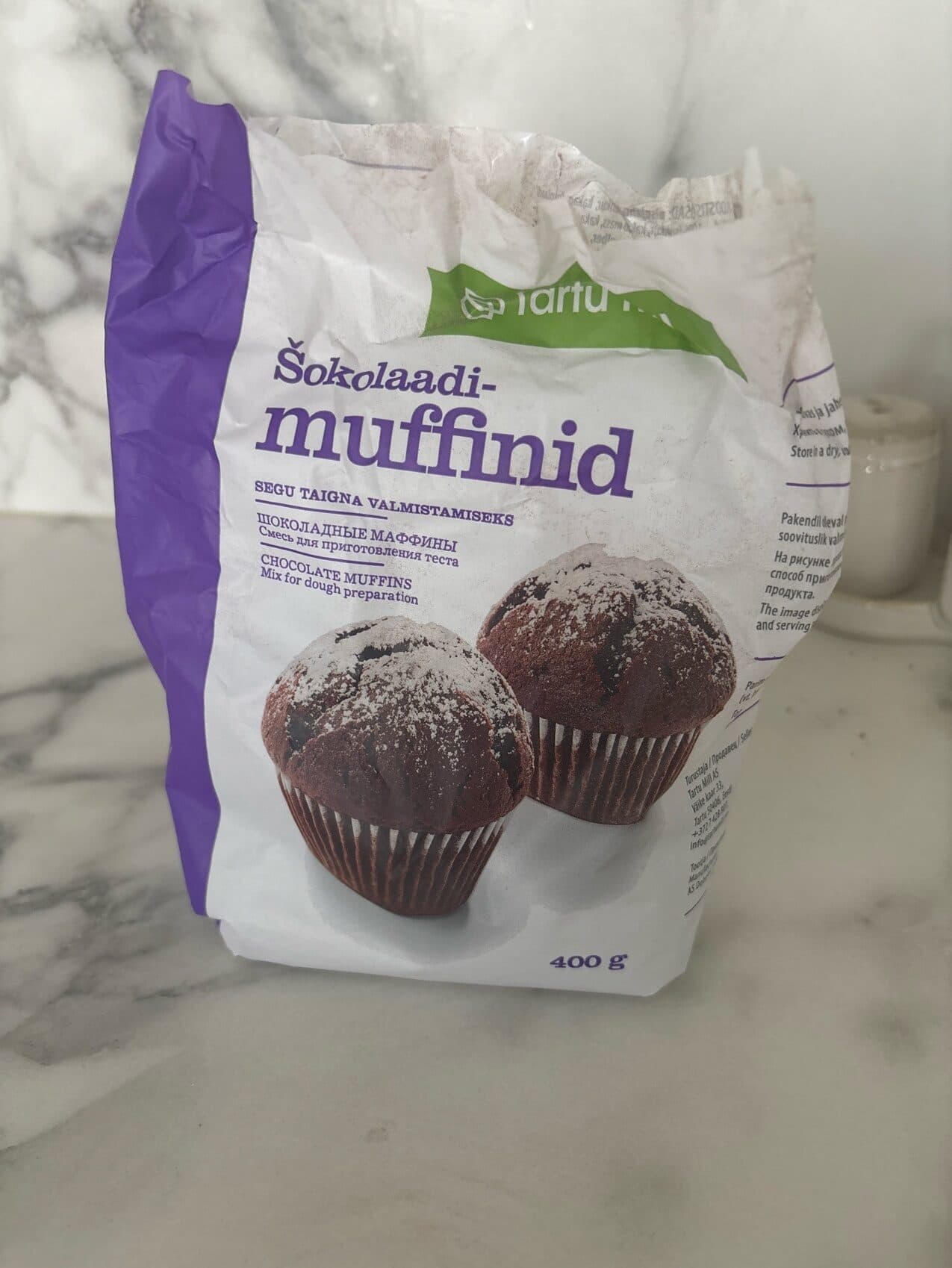 Tartu Mill Šokolaadimuffinid packshot