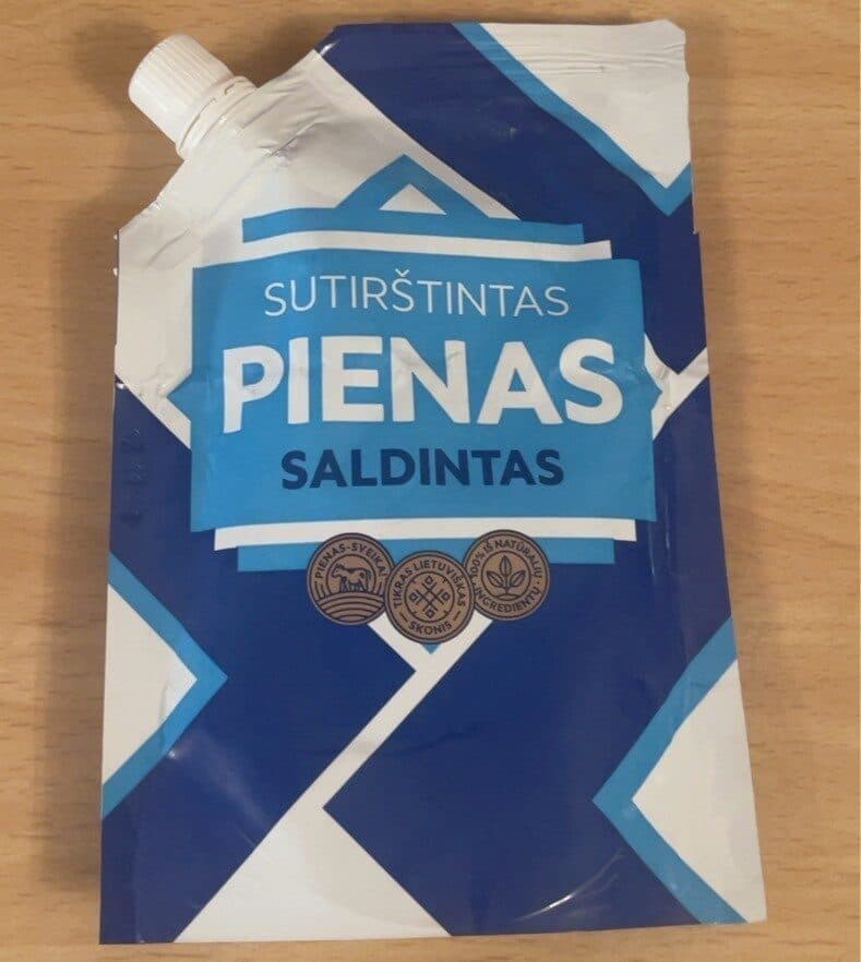 Condensed Milk with sugar packshot