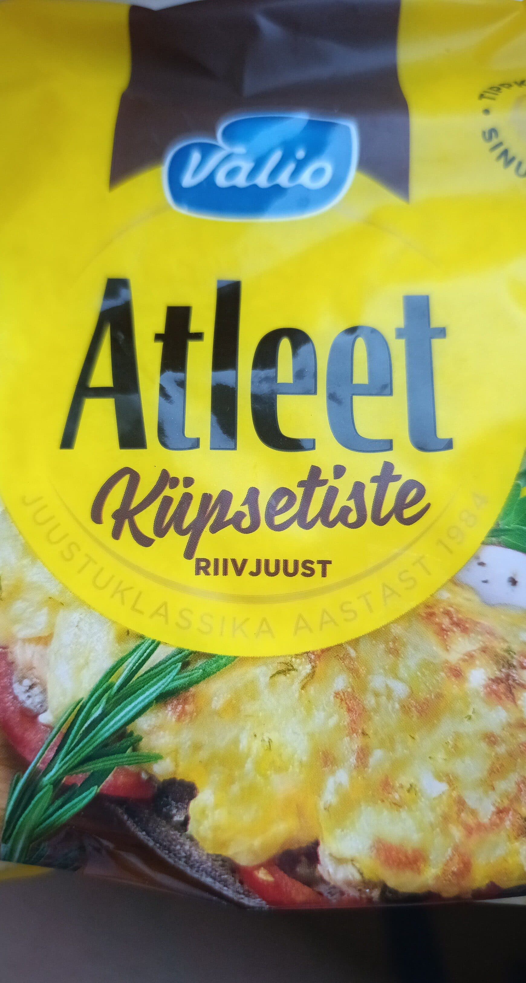 Valio Atleet Küpsetiste riivjuust packshot