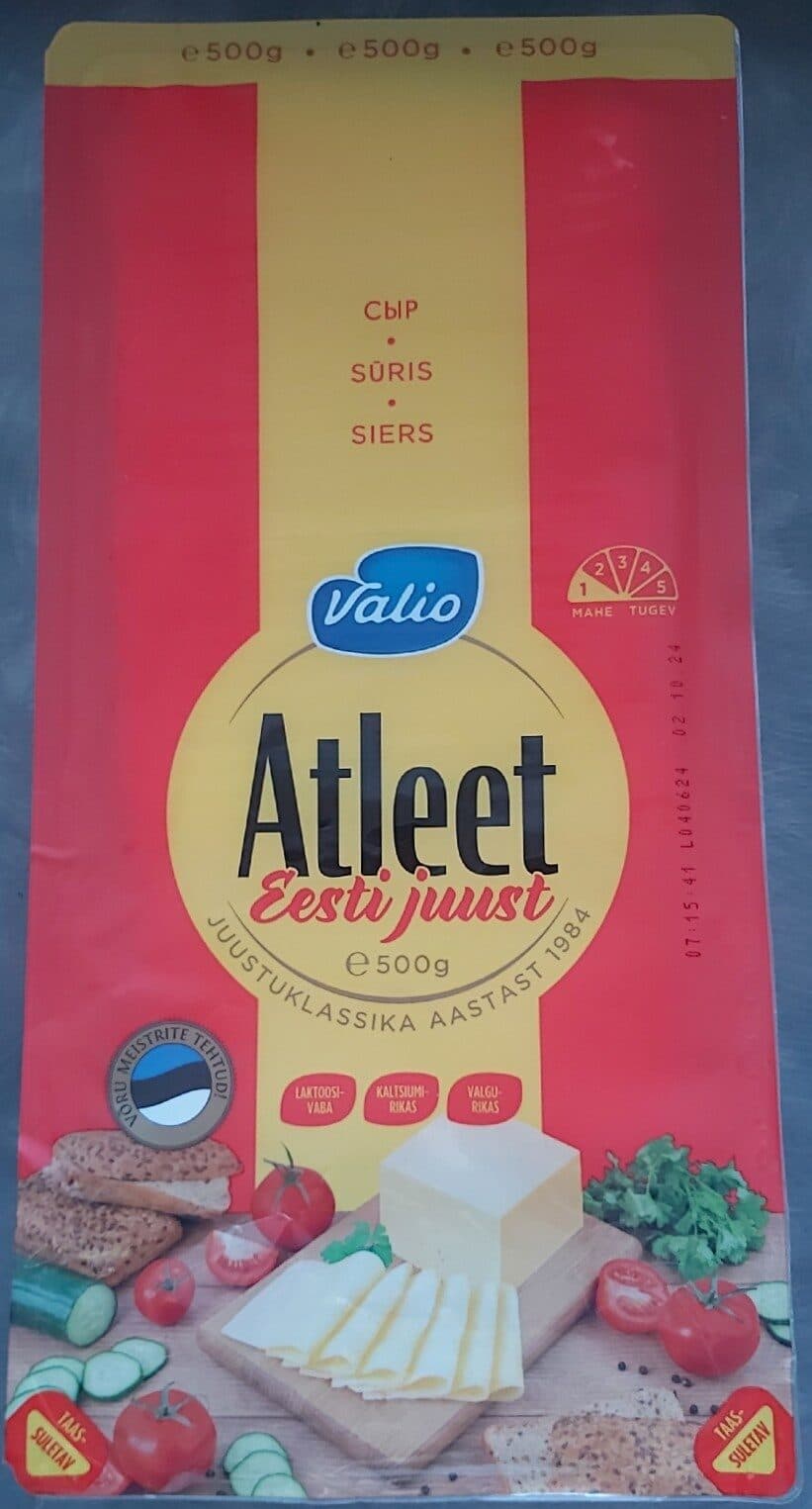 Valio siers Atleet packshot