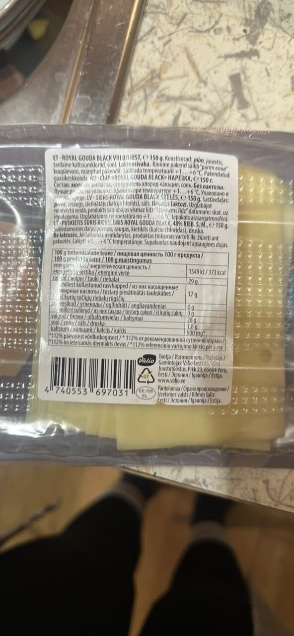 Valio Juust packshot