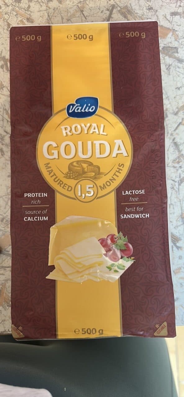 Valio Royal Gouda viilujuust packshot