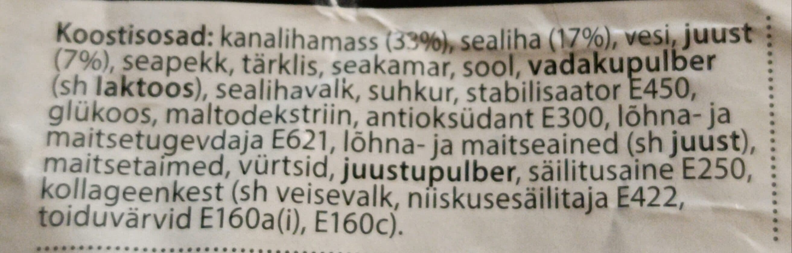 Wõro Õllemops Juustuga packshot