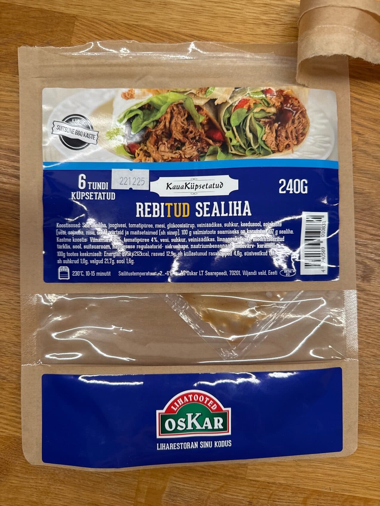 Oskar Lihatooted Rebitud Sealiha packshot