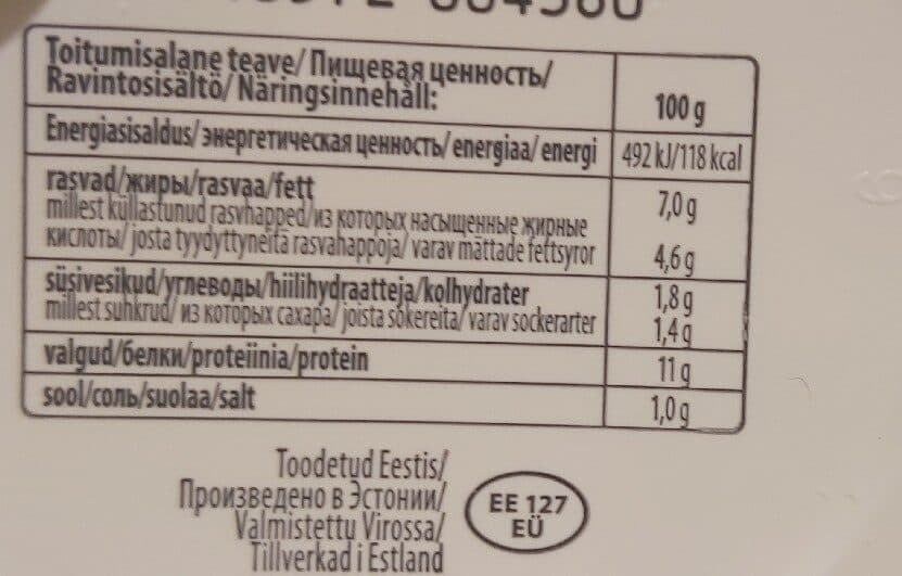 Piimameister Otto Kodujuust Hapukootega packshot