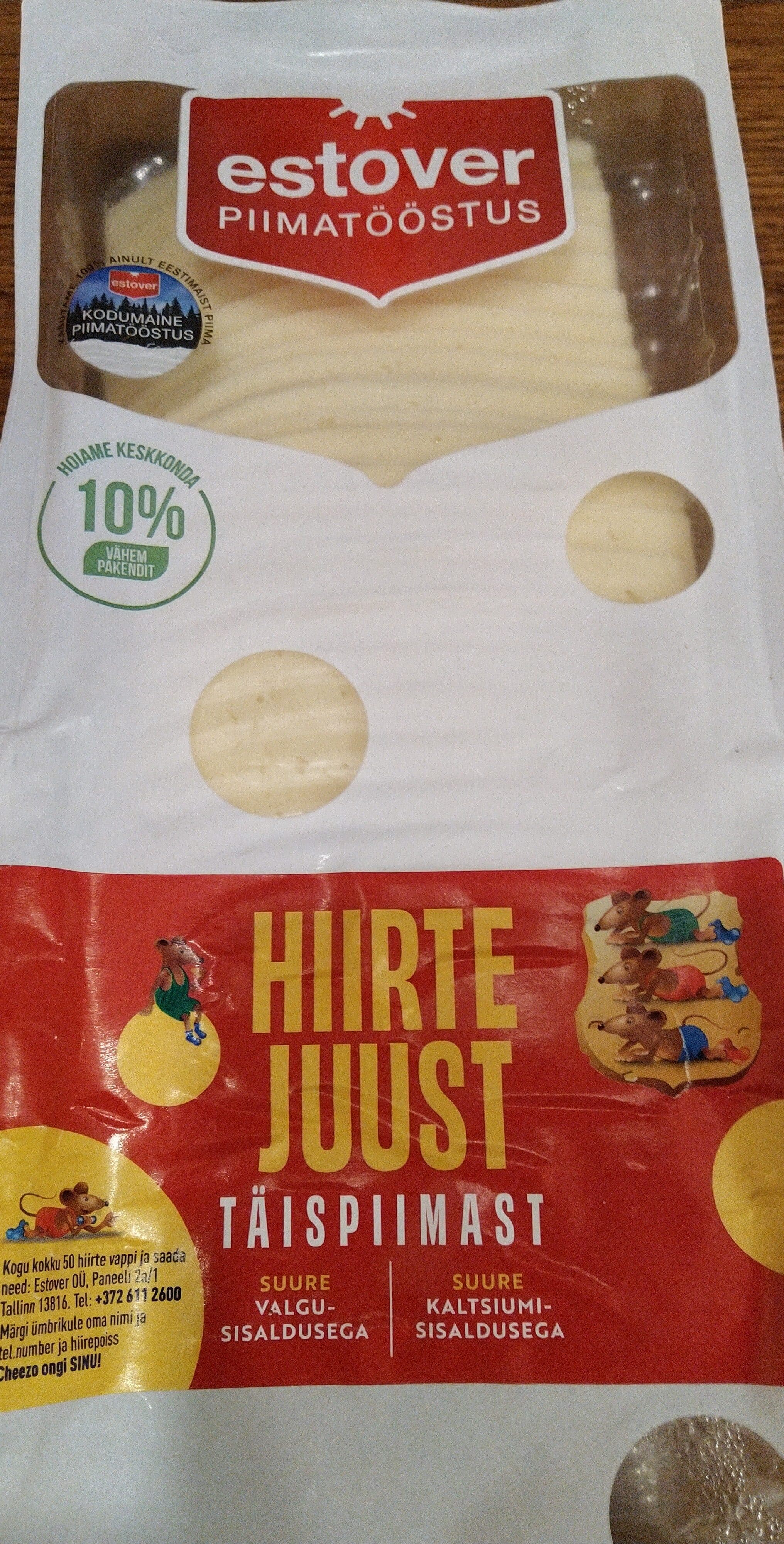 Estover Hiirte juust packshot
