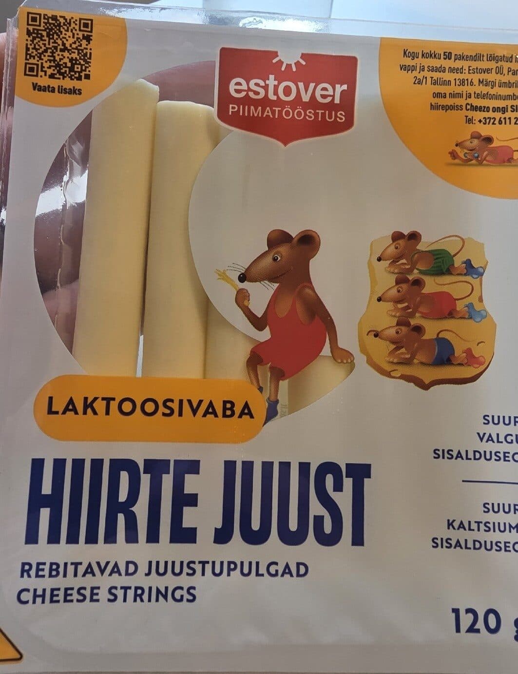 Estover Hiirte Juust Pulgad packshot