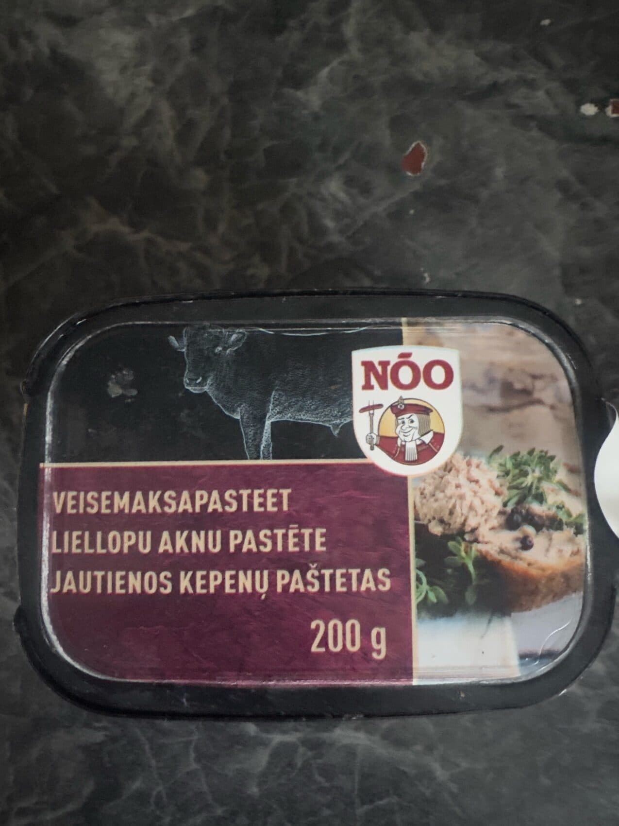 NOO Jautienos Kepenų Paštetas packshot