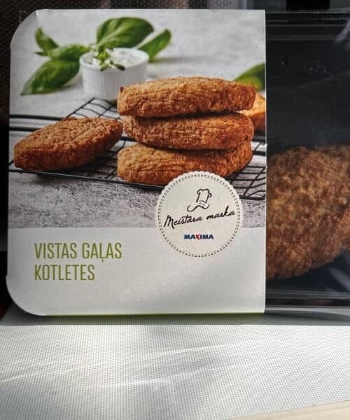 Maxima Vistas gaļas kotletes packshot