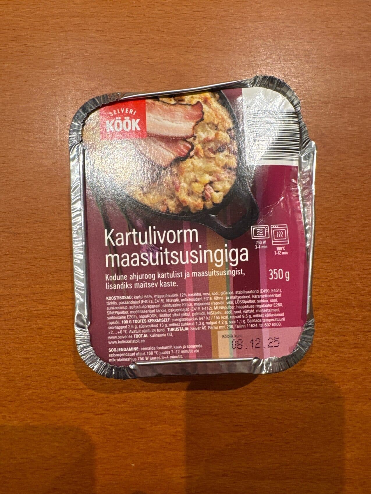Selveri Köök Kartulivorm Maasuitsusingiga packshot