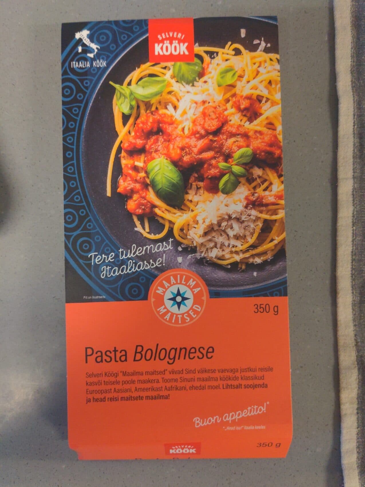 Selveri Köök Pasta Bolognese packshot