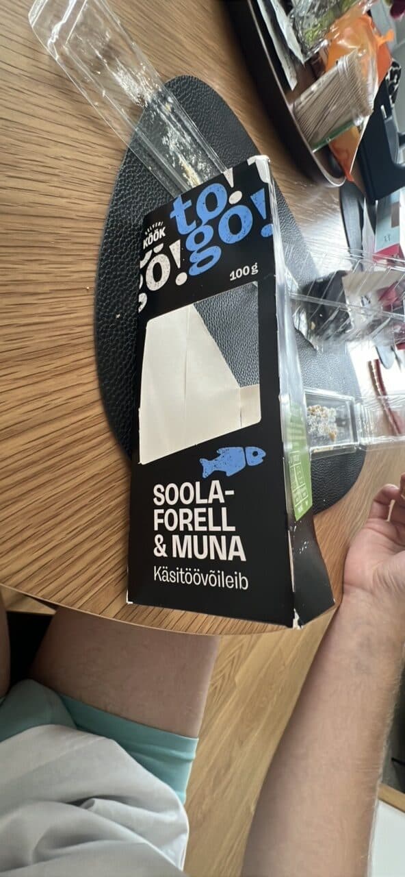Selveri Köök Soola-forell&muna Käsitöövõileib packshot