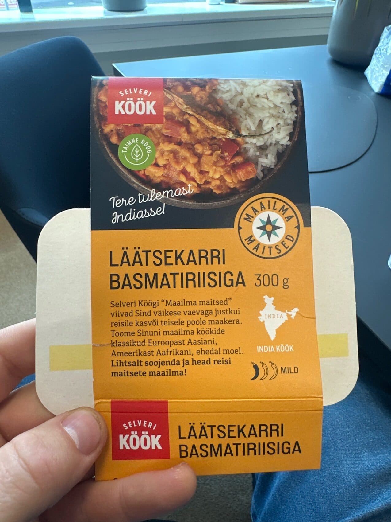 Selveri Köök Läätsekarri Basmatiriisiga packshot