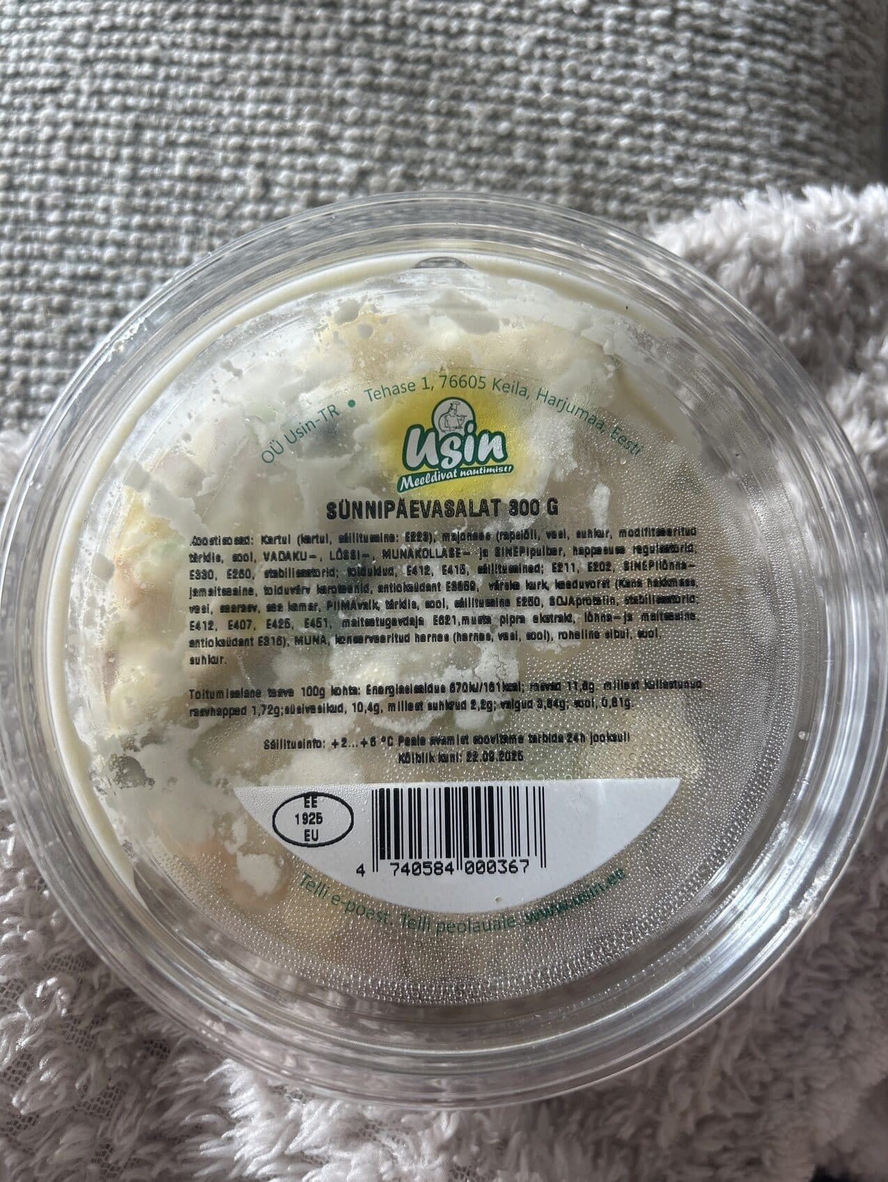 Usin Sünnipäeva salat packshot