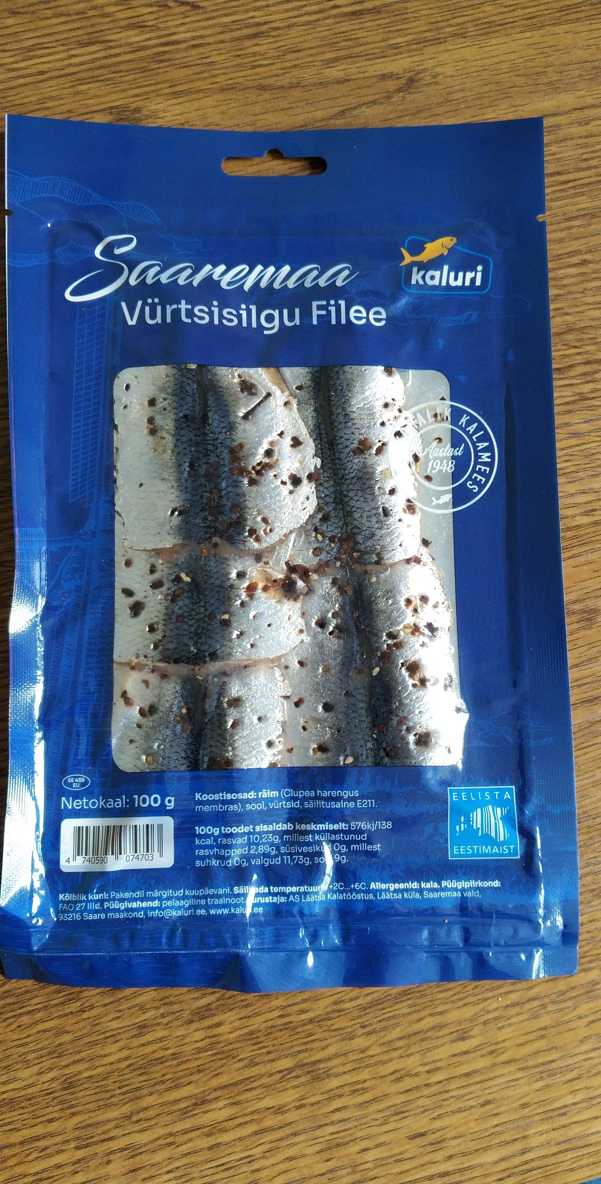 Kaluri Saaremaa vürtsisilgu filee packshot