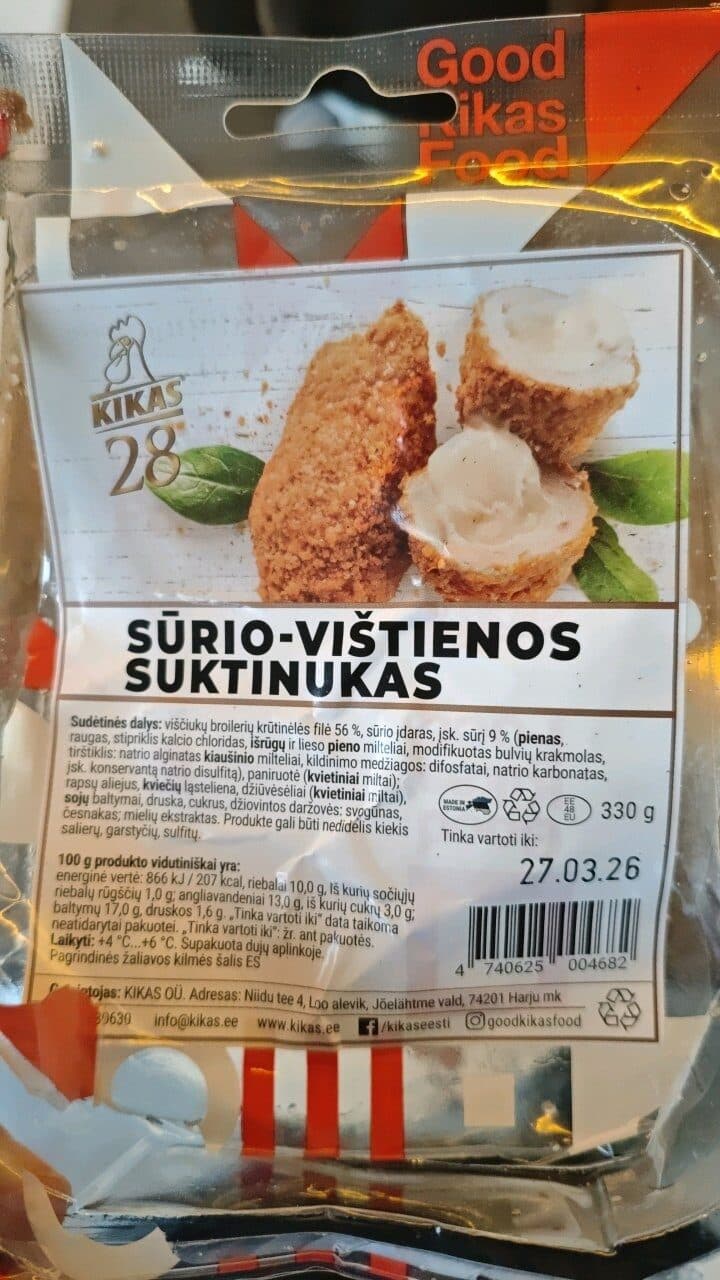 SŪRIO-VIŠTIENOS SUKTINUKAS packshot