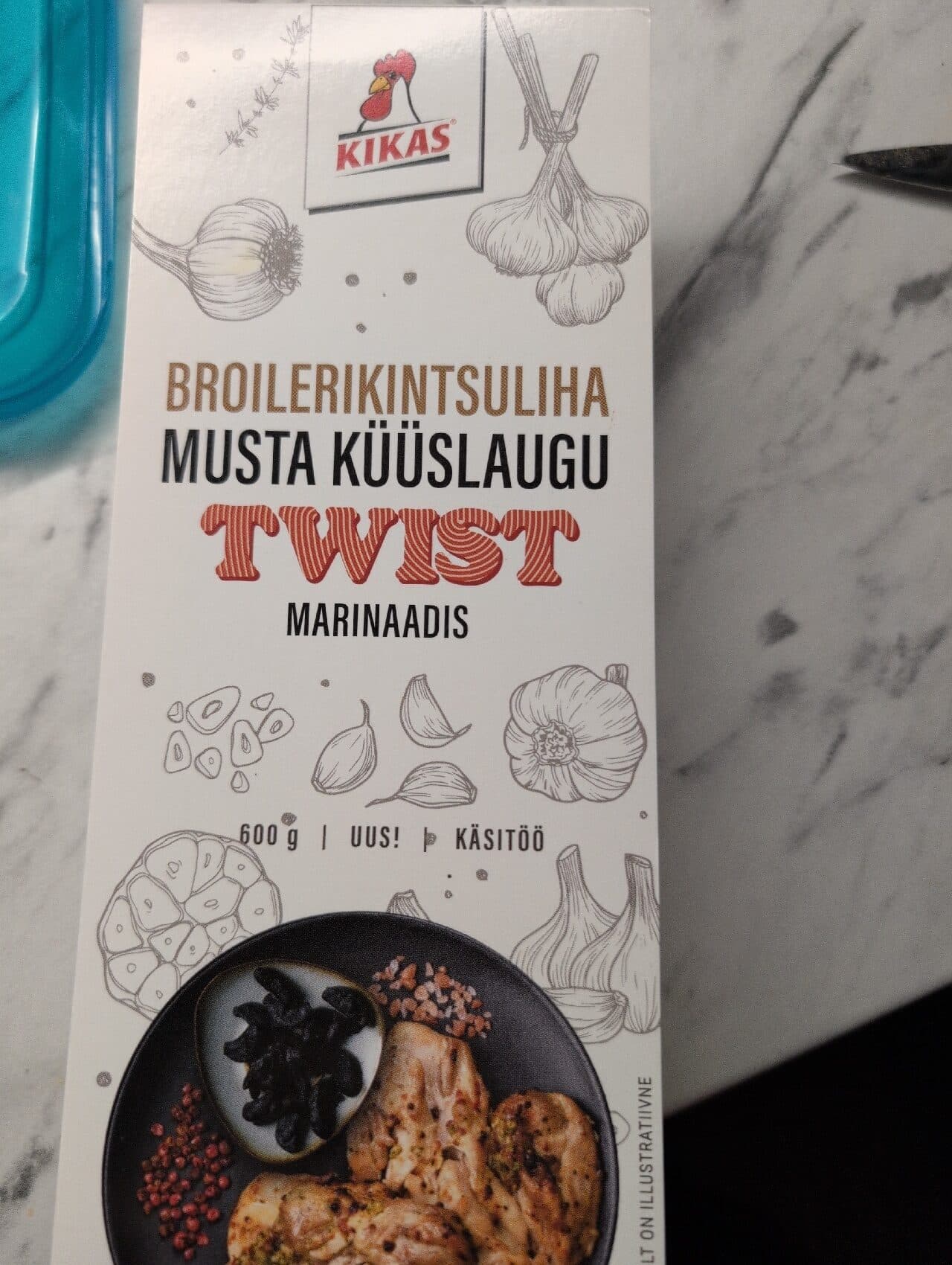 Kikas Broilerikintsuliha Musta Küüslaugu Marinaadis packshot