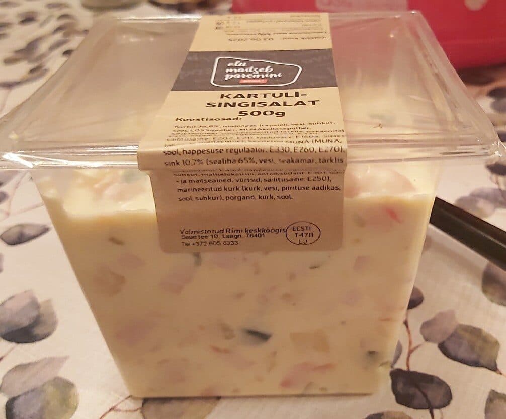 Rimi Eesti Foods AS Kartuli-Singisalat 500g packshot