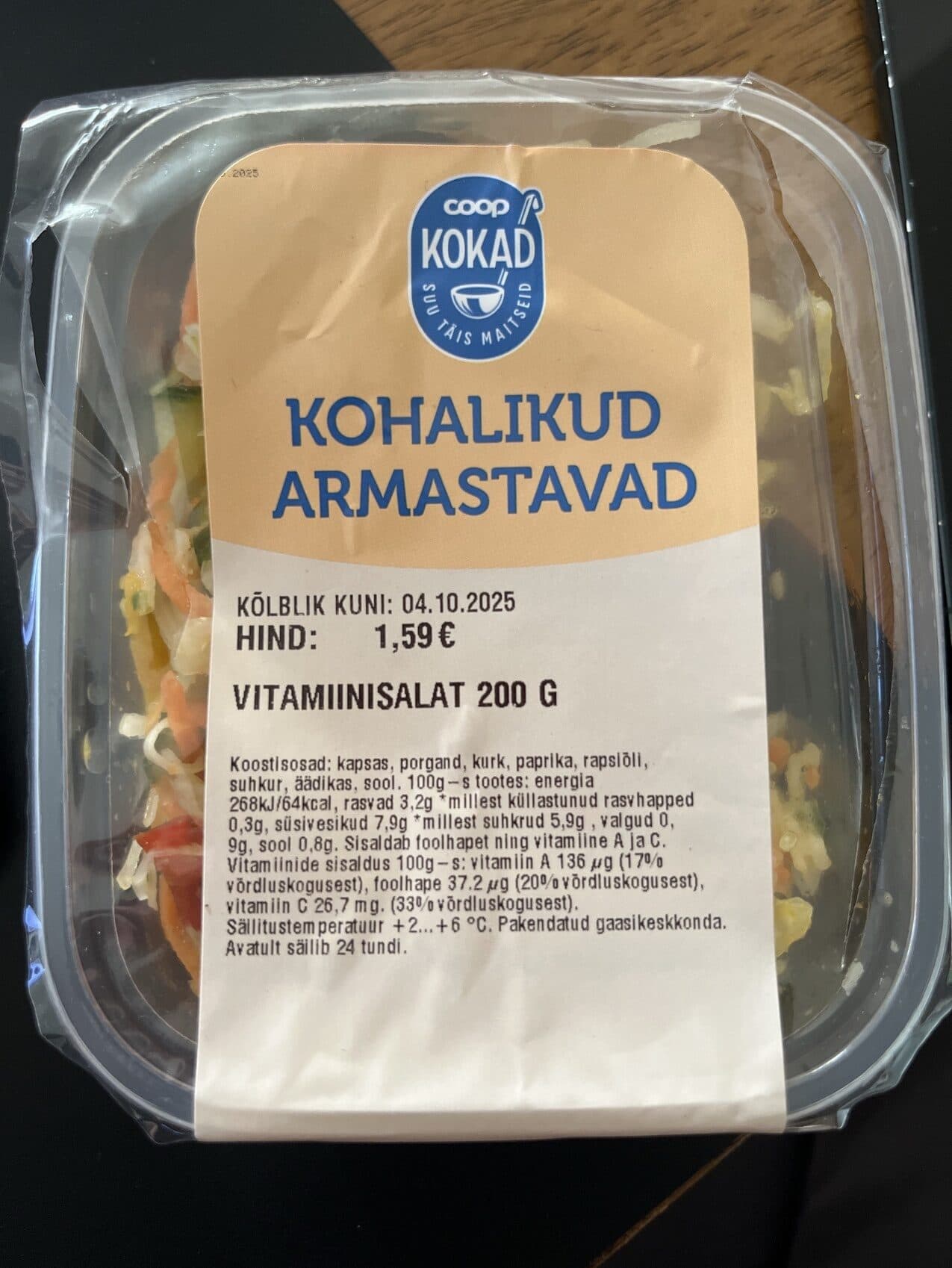 Coop Kokad Vitamiinisalat packshot