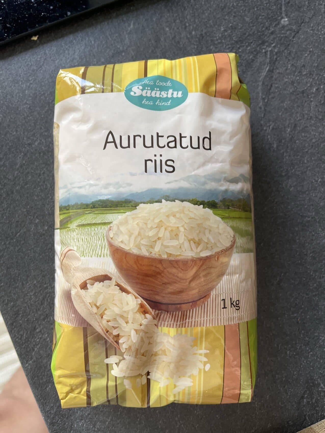 Säästu Aurutatud riis packshot