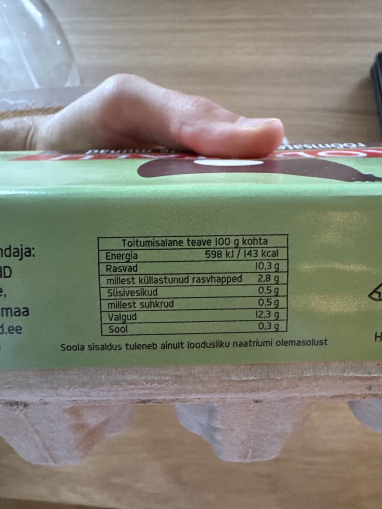 Kodutalu Rõõmsate õrrekanade munad packshot