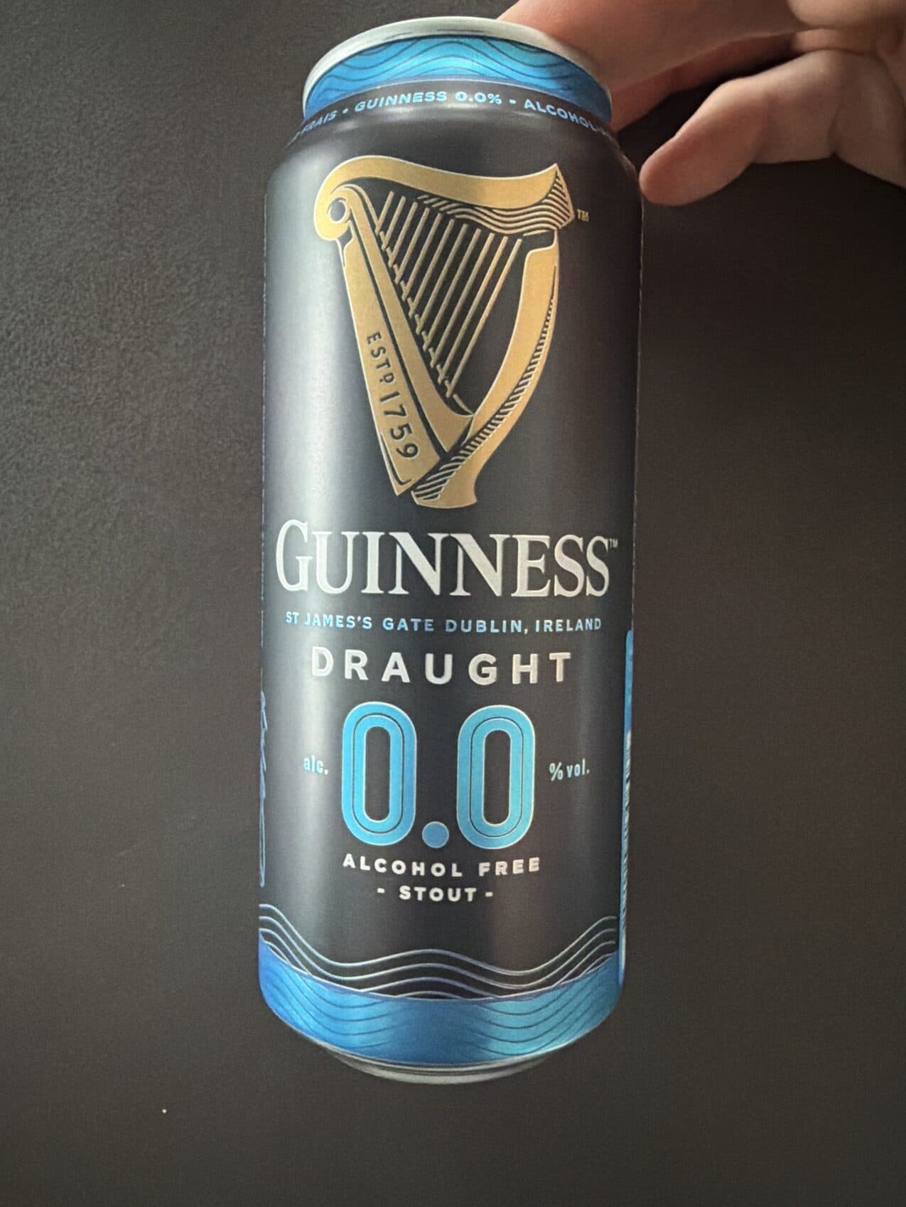 Guinness Draught 0% packshot