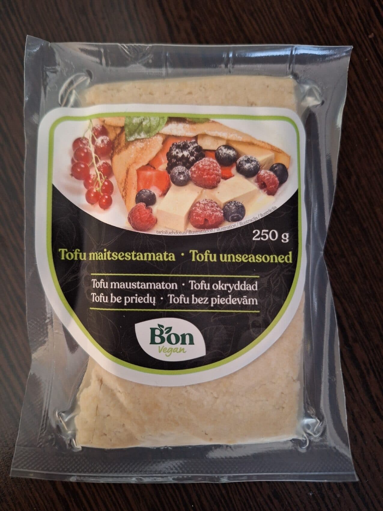 Bon Vegan Tofu maitsestamata packshot