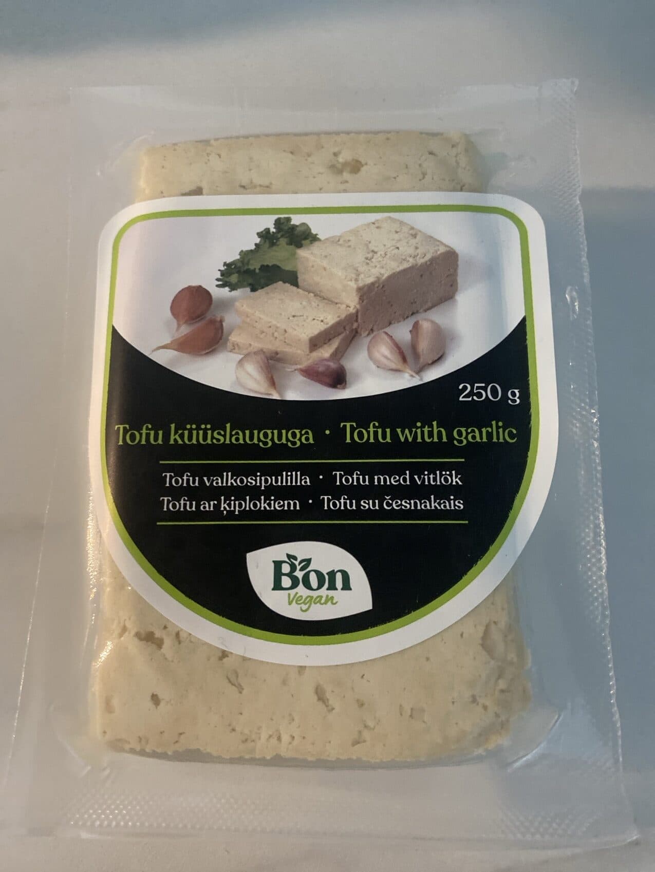 Bon vegan Tofu Küüslauguga packshot