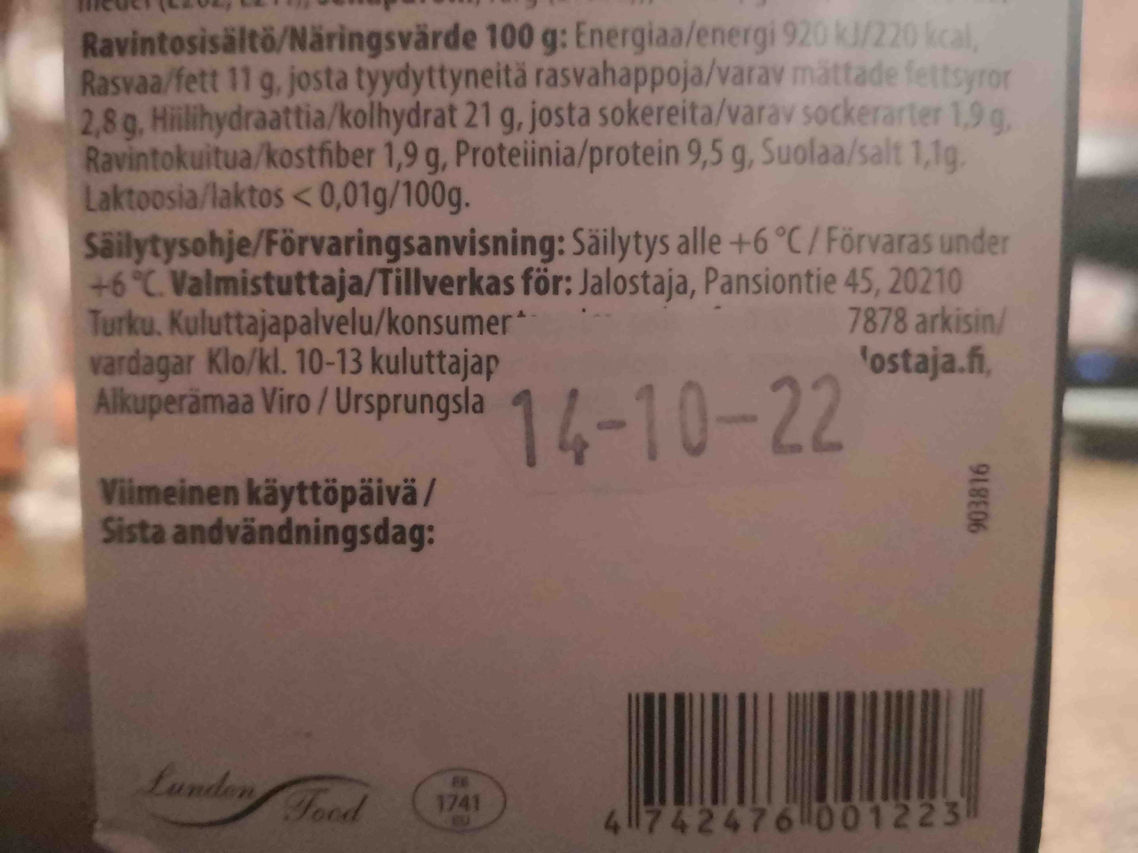 Chef Lundén Kinkku-cheddar sandwich packshot