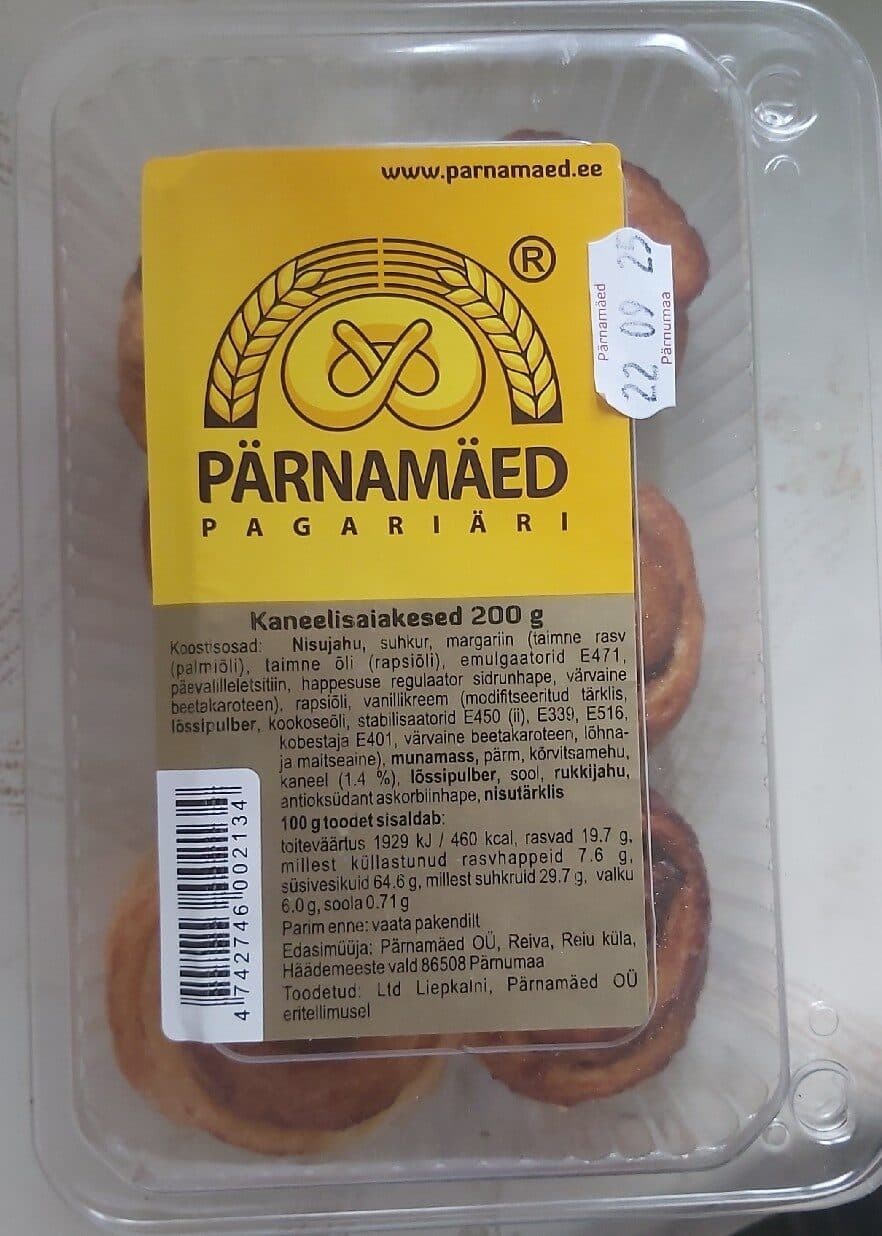 Pärnamäed Pagariäri Kaneelisaiakesed packshot