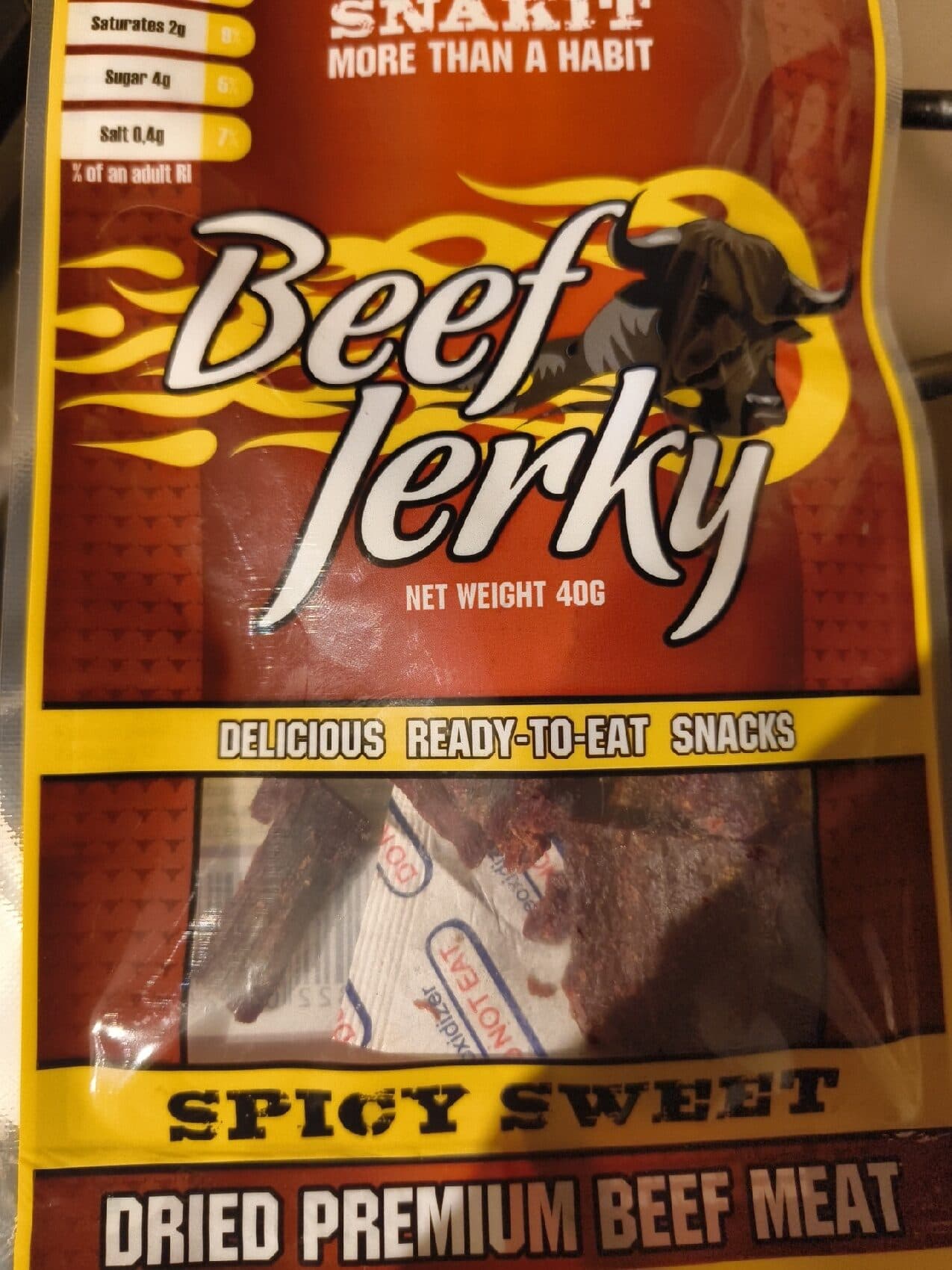 SnackIt Beef Jerky packshot