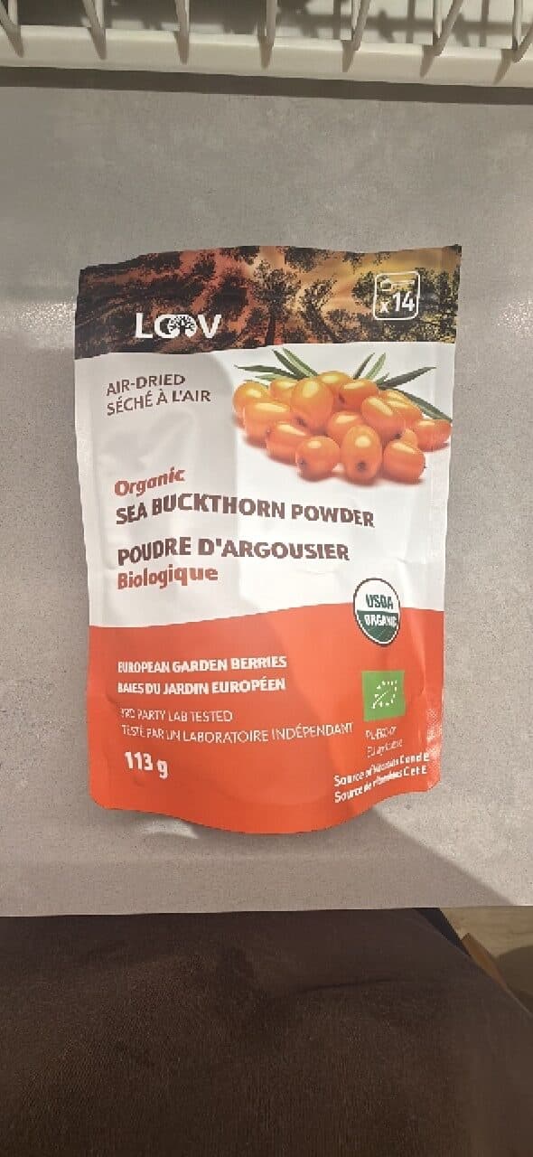 LOOV Organic Sea Buckthorn Powder packshot