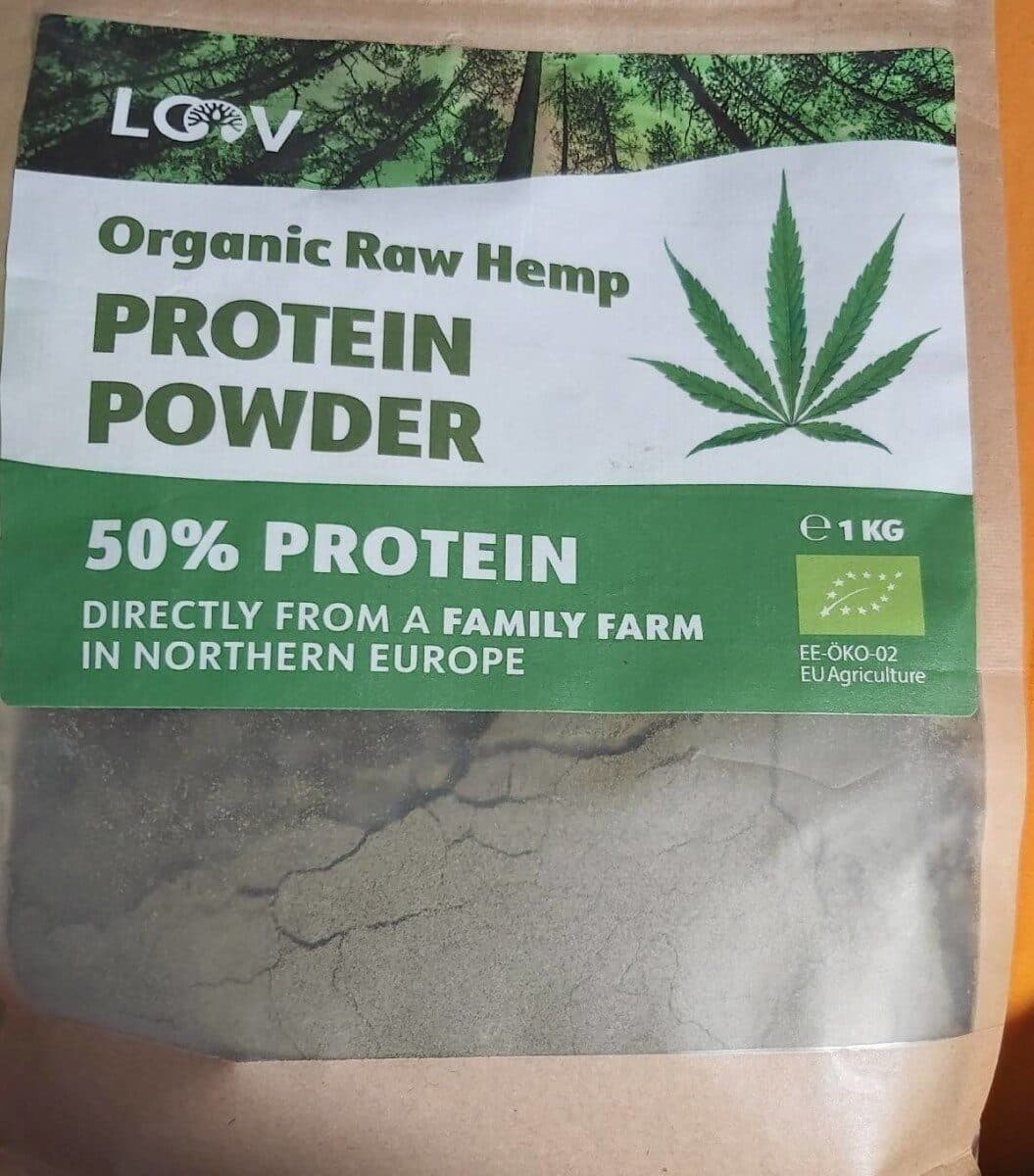 loov Protein powder organic Raw Hemp packshot