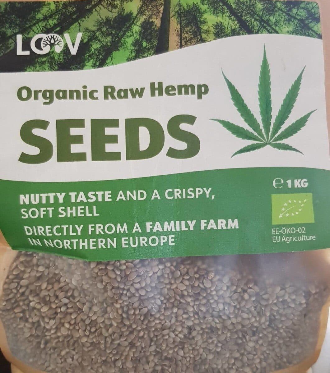 Organic Raw Hemp packshot