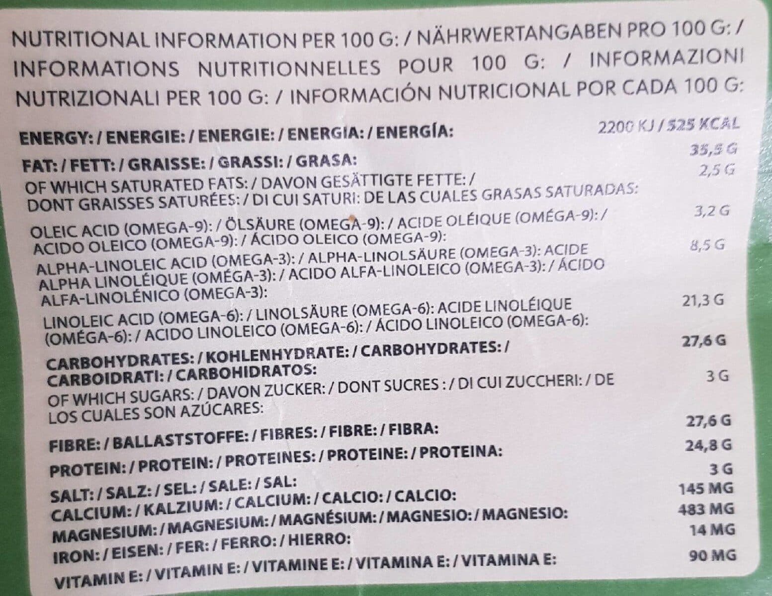 Open Food Facts Organic Raw Hemp packshot