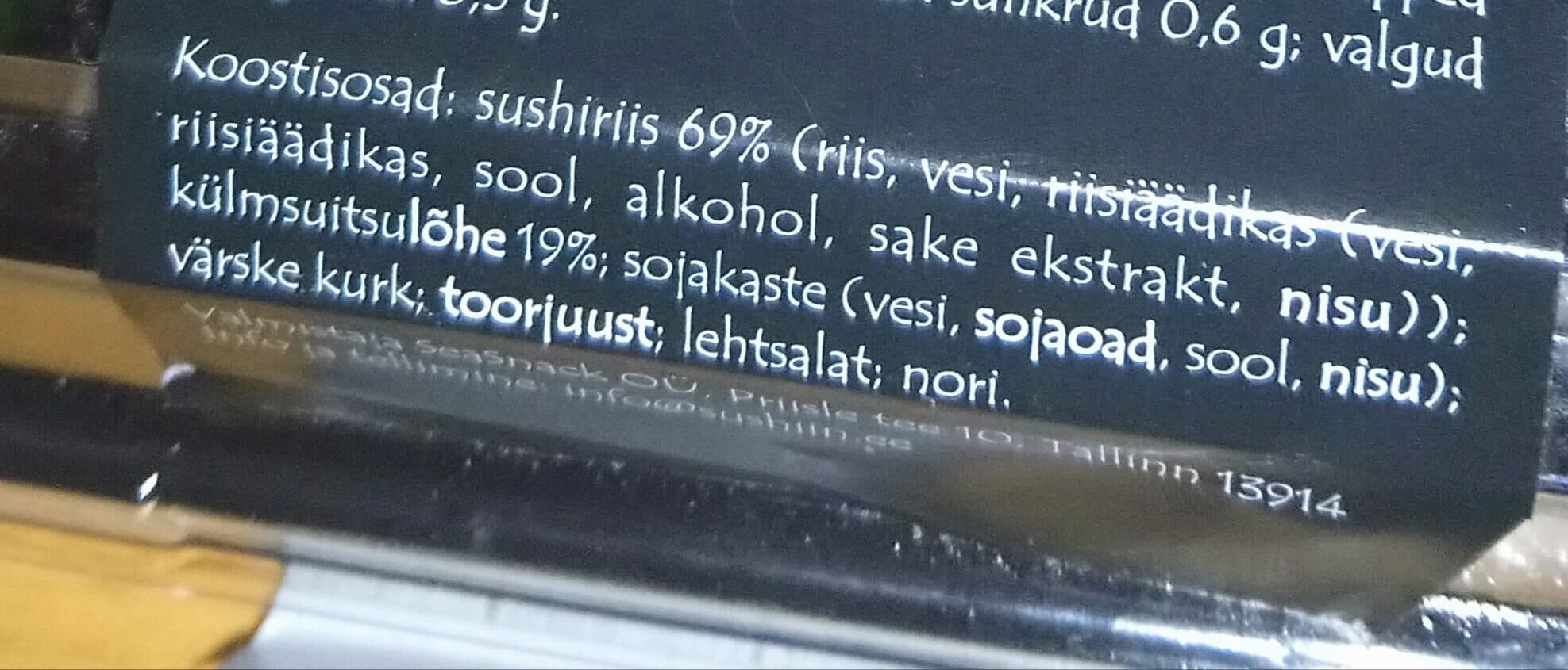 Open Food Facts Wrap külmsuitsulõhega packshot